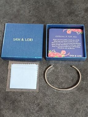 Sam & Lori Silver-tone Cuff Bracelet
